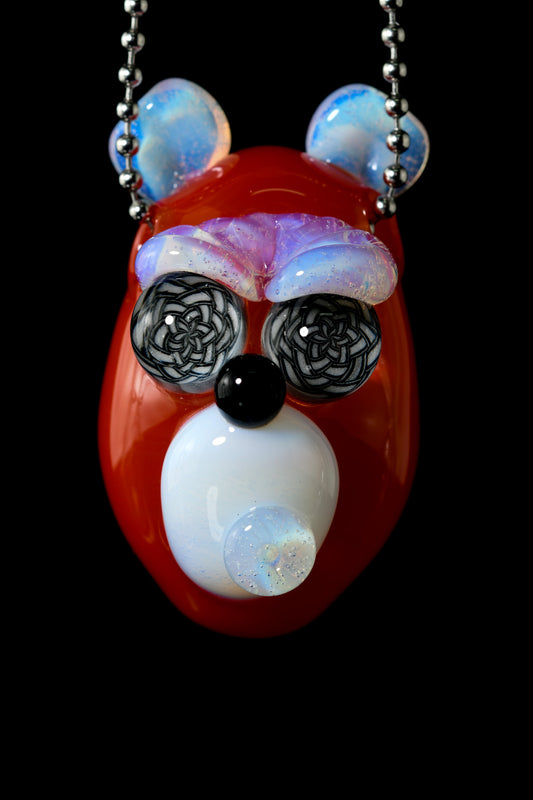 Nez Glass - Hollow Millie Eye Bear Pendant - 1