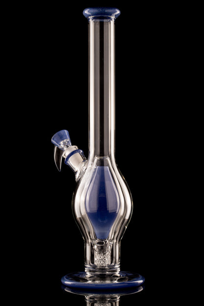 Flex Glass - Marquise Tube - Blue Crushed Opal
