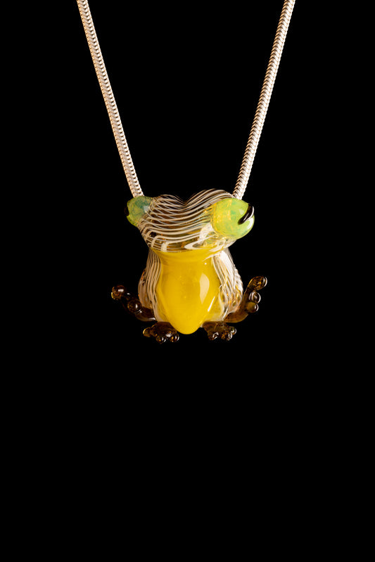 Tony Kazy x Sleepy Glass - Retti Frog Pendant