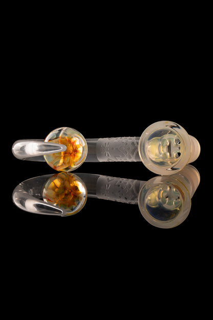 Thill Glassworks x Al Gore - 18mm 4 Hole Fumed Marble Horn Full Work Slide