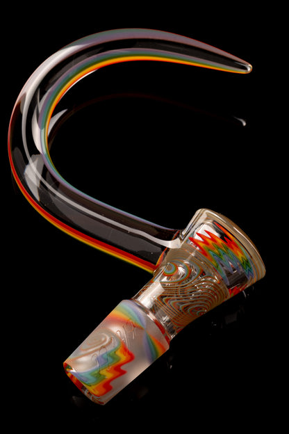 Thill Glassworks - 18mm 4 Hole Full Work Rainbow Linework