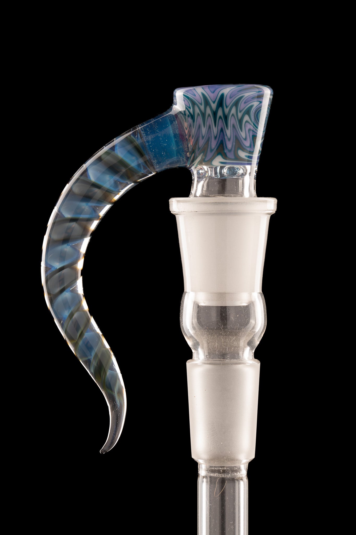 Asu Glass x Briggs Glass - 18mm 4 Blue Linework Slide