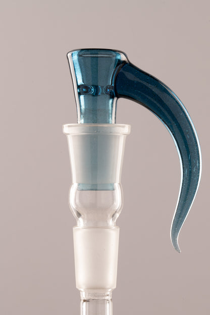 Asu Glass - Full Work 18mm 3 Hole - Blue Stardust