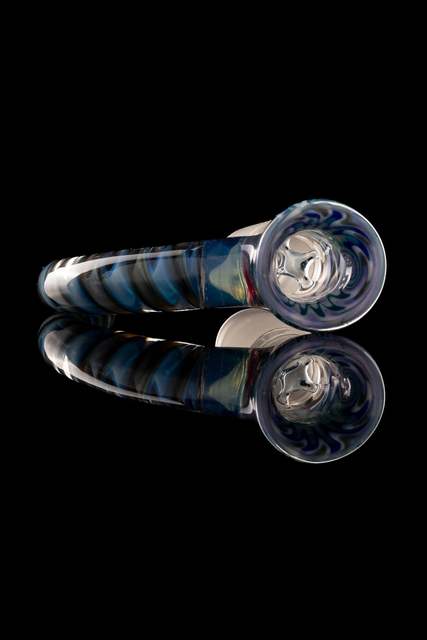 Asu Glass x Briggs Glass - 18mm 4 Blue Linework Slide