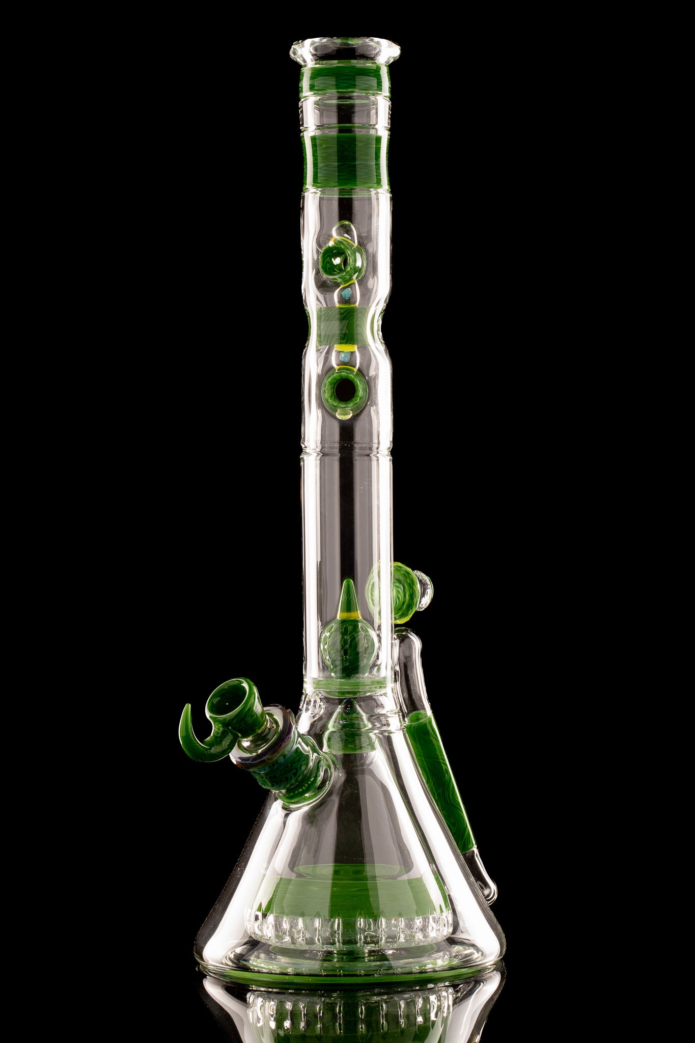 Blazed Glass - Worked Collins W/ Drain - 1