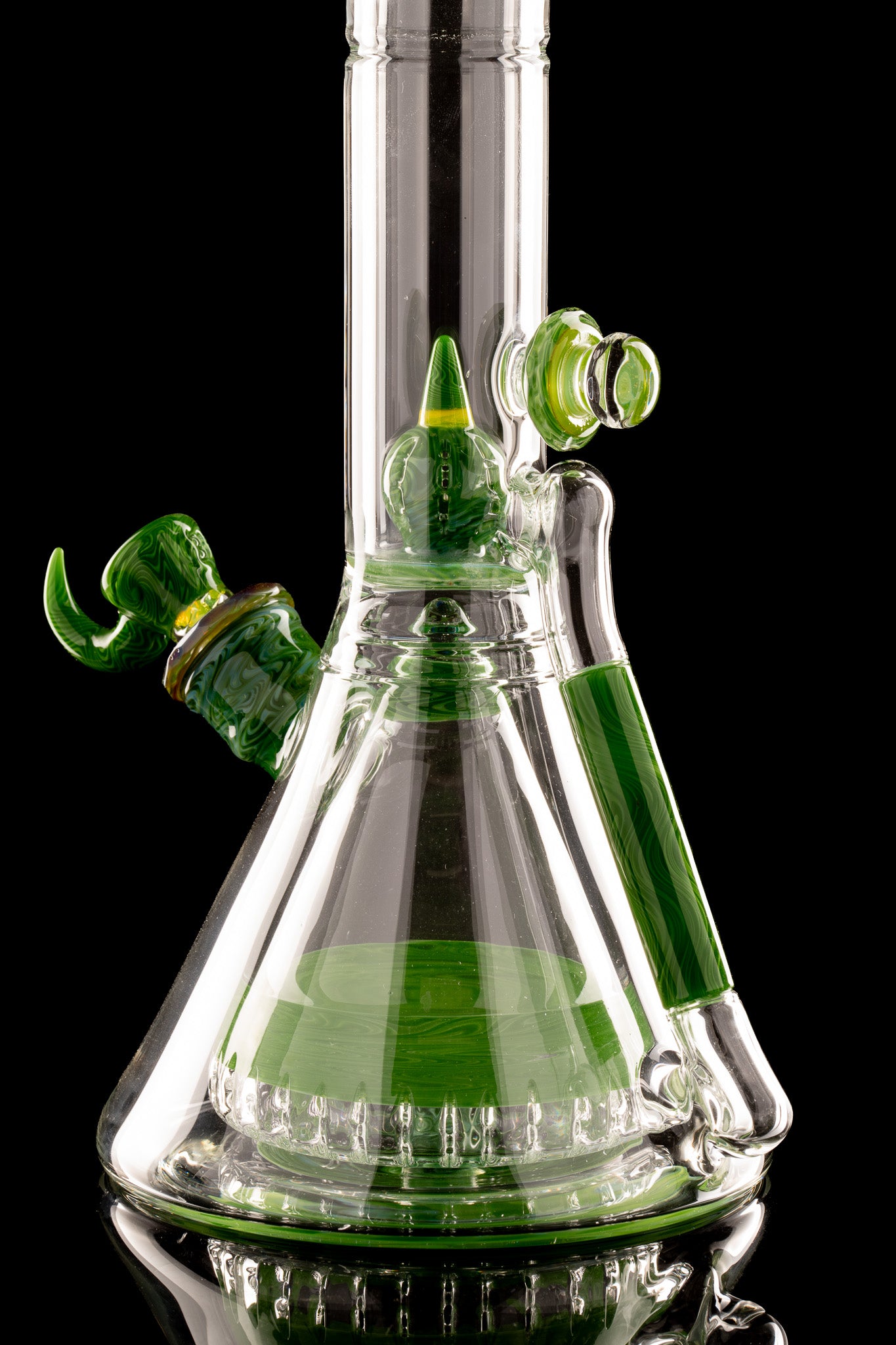 Blazed Glass - Worked Collins W/ Drain - 1