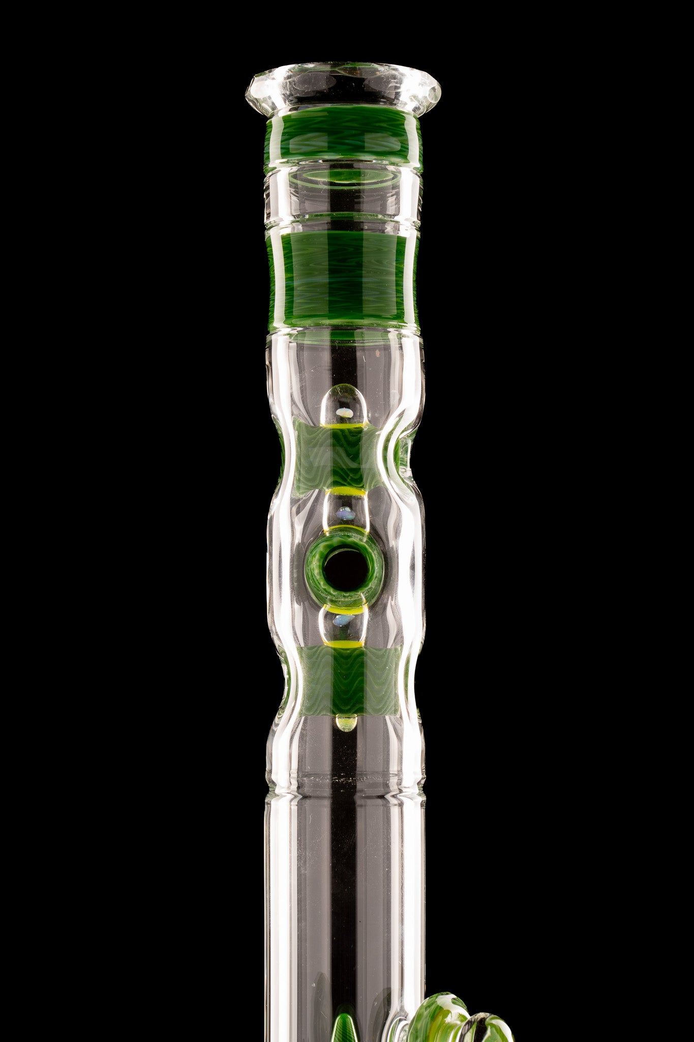Blazed Glass - Worked Collins W/ Drain - 1