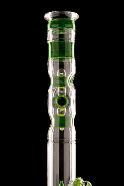Blazed Glass - Worked Collins W/ Drain - 1
