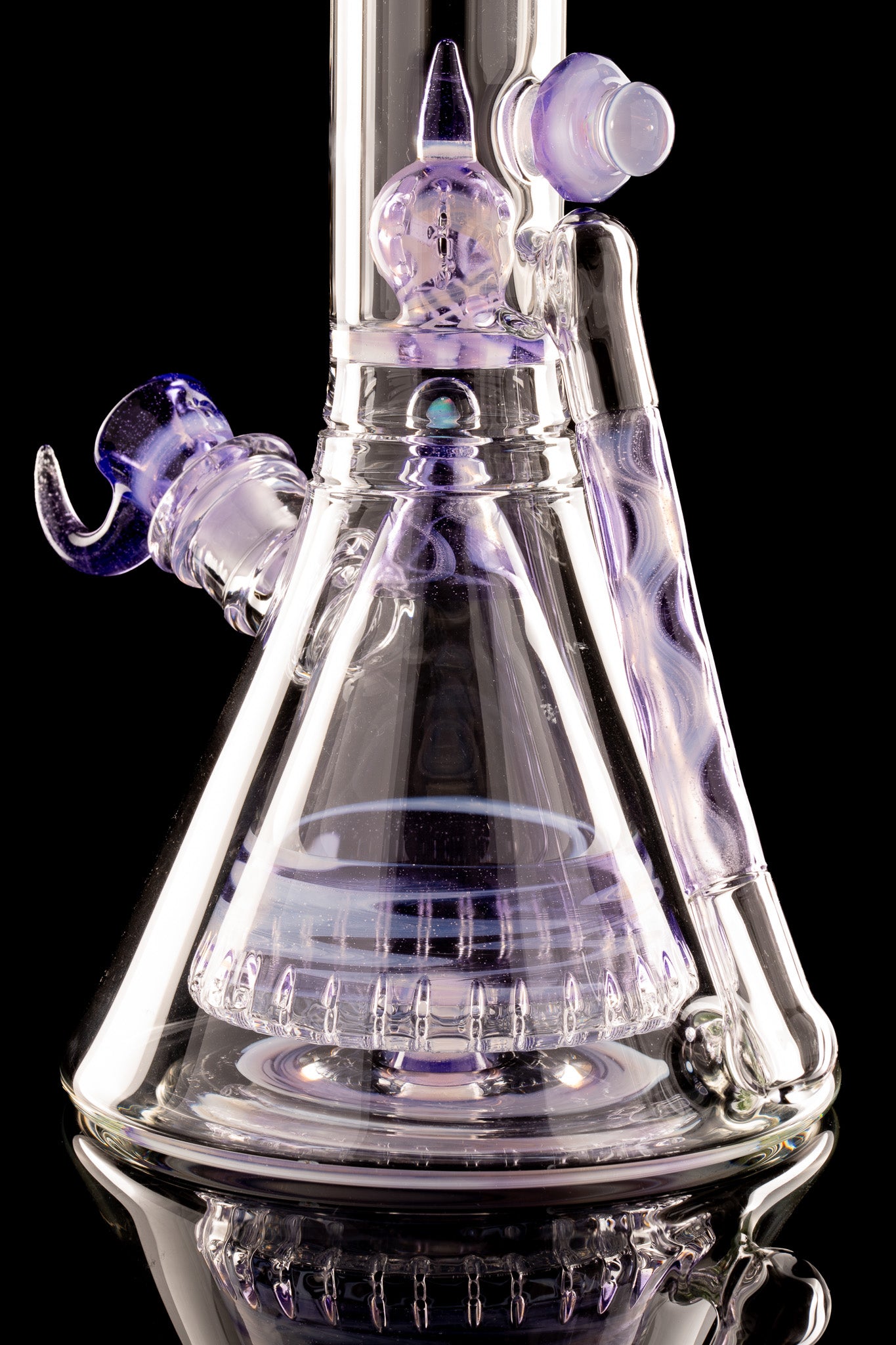 Blazed Glass - Worked Collins W/ Drain - 2