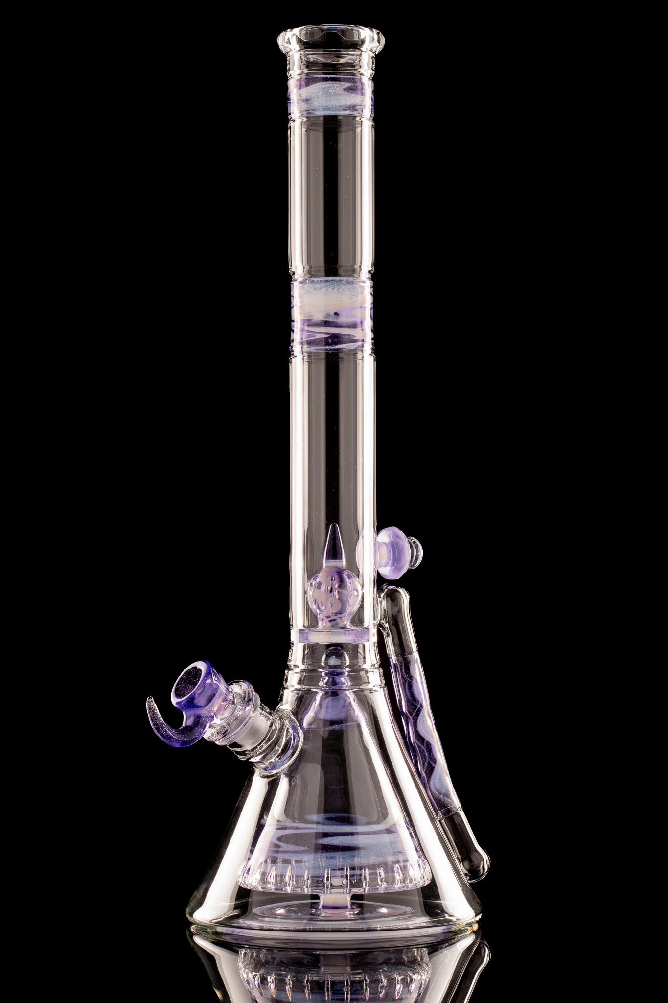 Blazed Glass - Worked Collins W/ Drain - 2