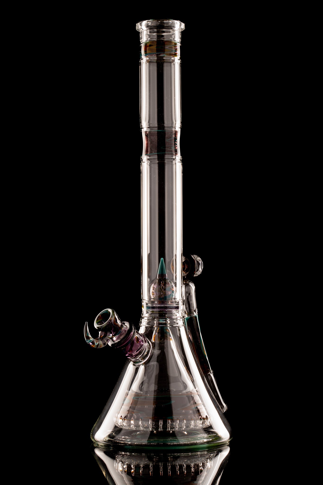 Blazed Glass - Worked Collins W/ Drain - 3