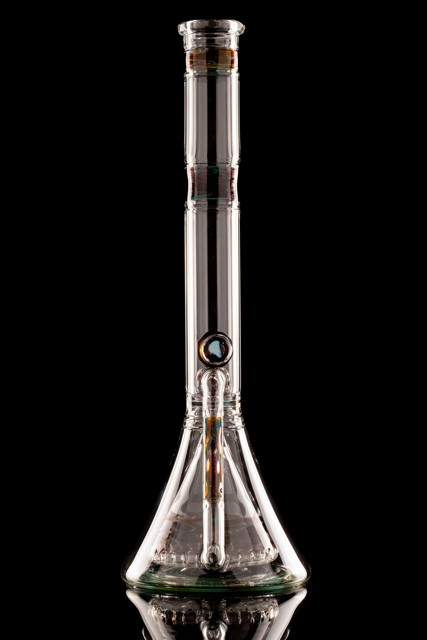 Blazed Glass - Worked Collins W/ Drain - 3