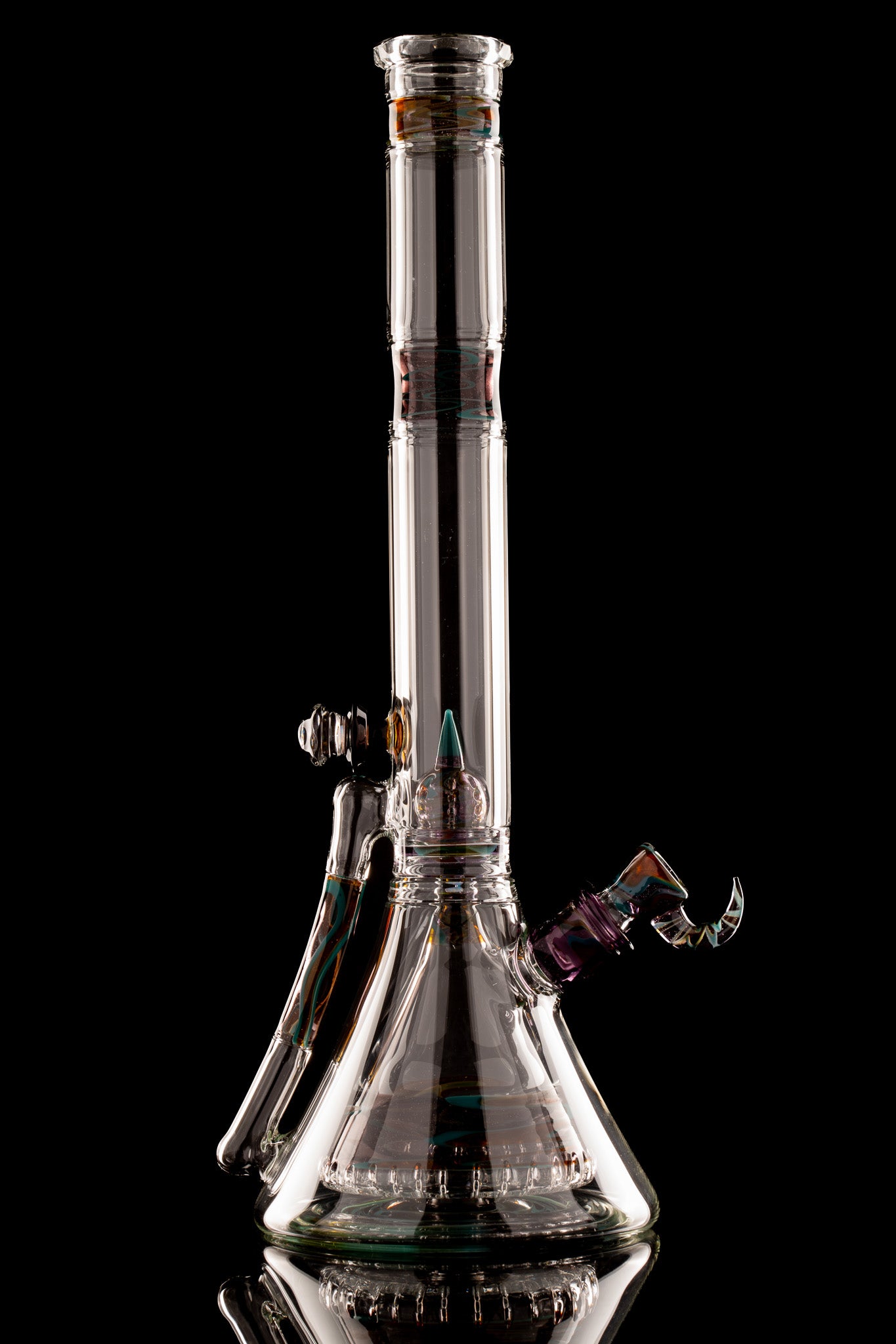 Blazed Glass - Worked Collins W/ Drain - 3