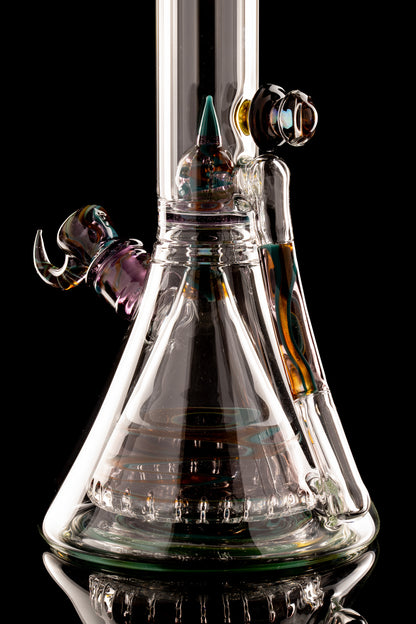 Blazed Glass - Worked Collins W/ Drain - 3