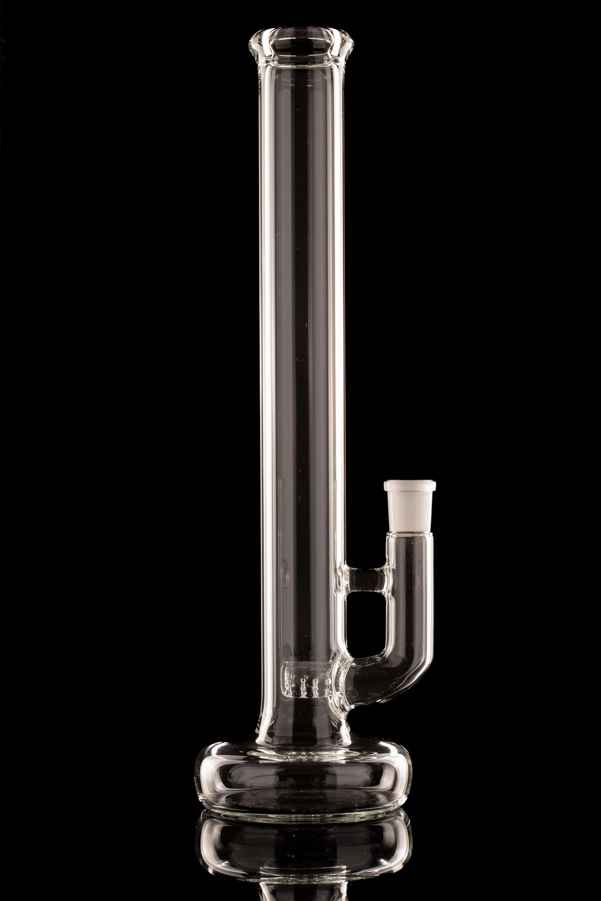 Green Belt Glass - Clear Hollow Foot 44mm Stemline - 2