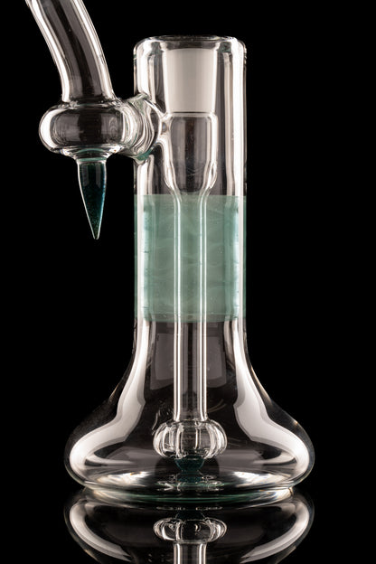 Green Belt Glass - FA 18mm Dewar Bubbler - Seafoam