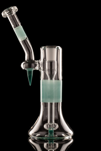 Green Belt Glass - FA 18mm Dewar Bubbler - Aqua Azul