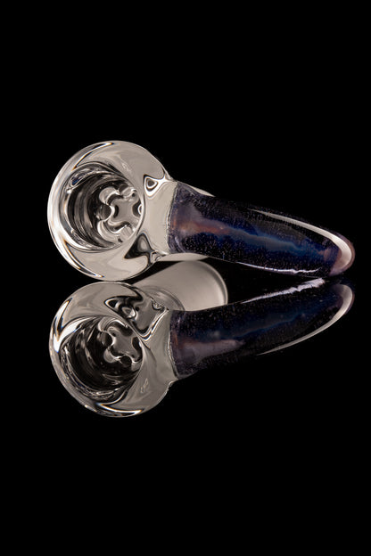 Green Belt Glass - 18mm 4 Hole Clear Slide W/ Colour Horn - Parallax (CFL)