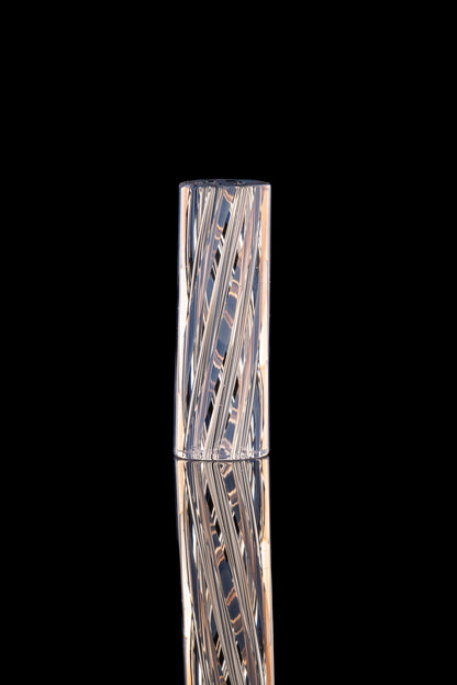 Kitty Meow Glass - 6 Hole Joint Tip - 10mm x 30mm - Purple