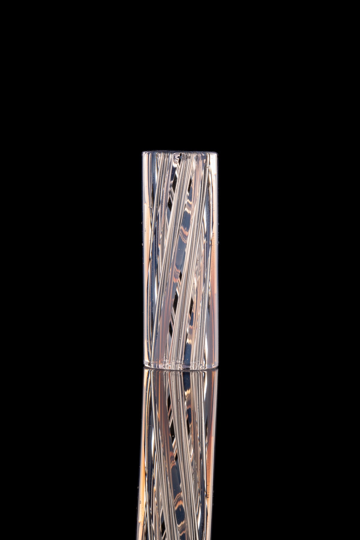 Kitty Meow Glass - 6 Hole Joint Tip - 11mm x 30mm - Purple - 1
