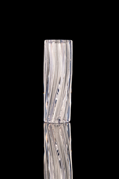 Kitty Meow Glass - 6 Hole Joint Tip - 11mm x 30mm - Purple - 2