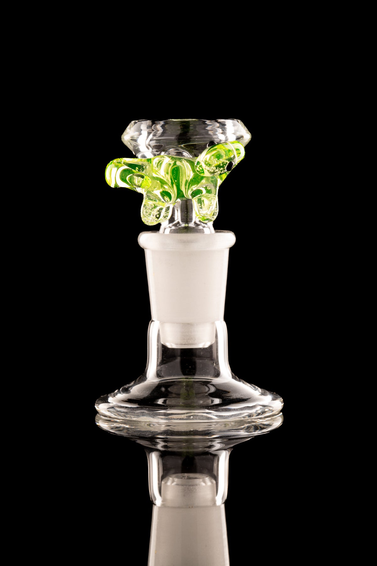 Discobox Glass x Kitty Meow Glass - 14mm UV Dino Handle Slide