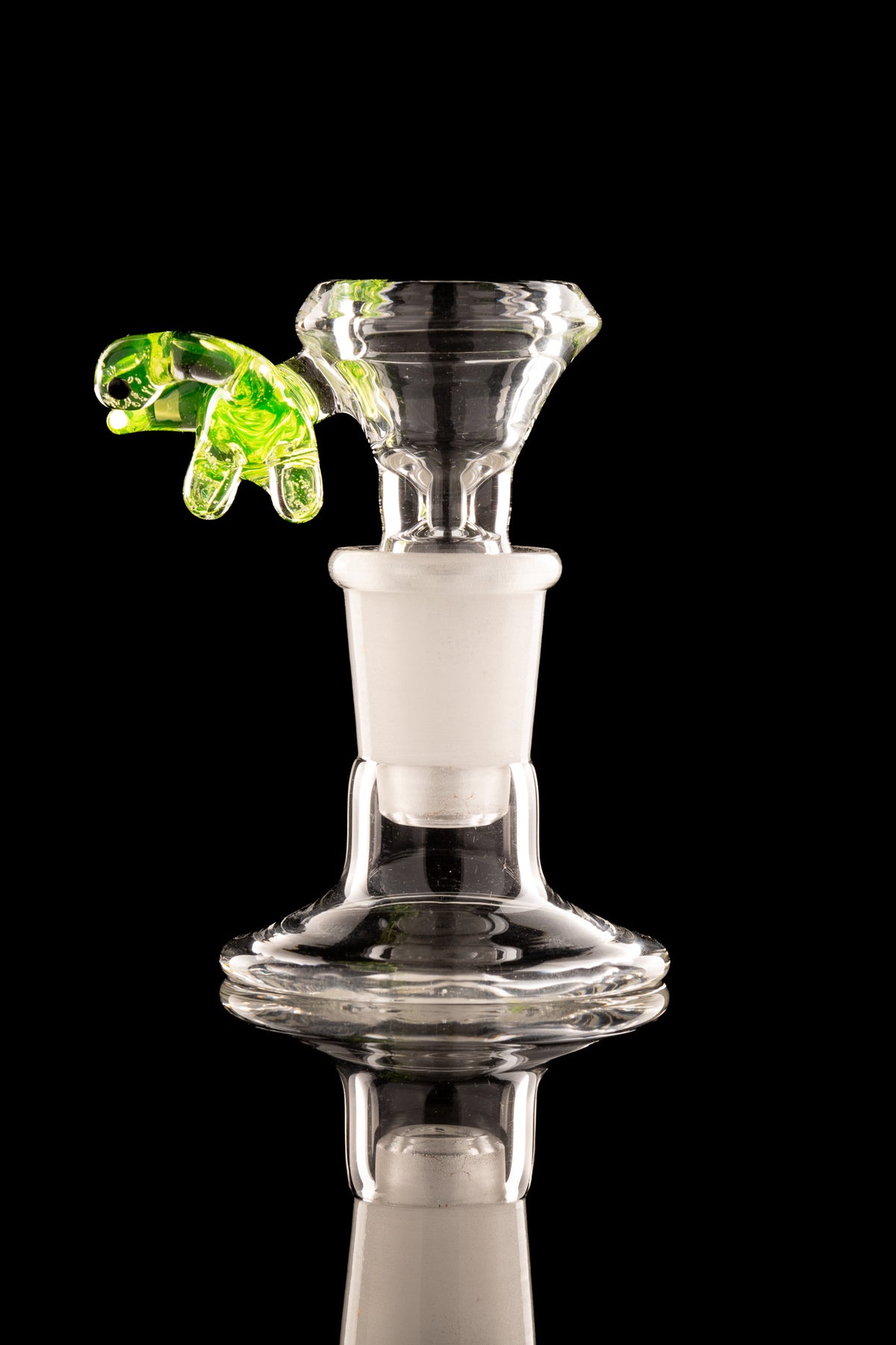 Discobox Glass x Kitty Meow Glass - 14mm UV Dino Handle Slide