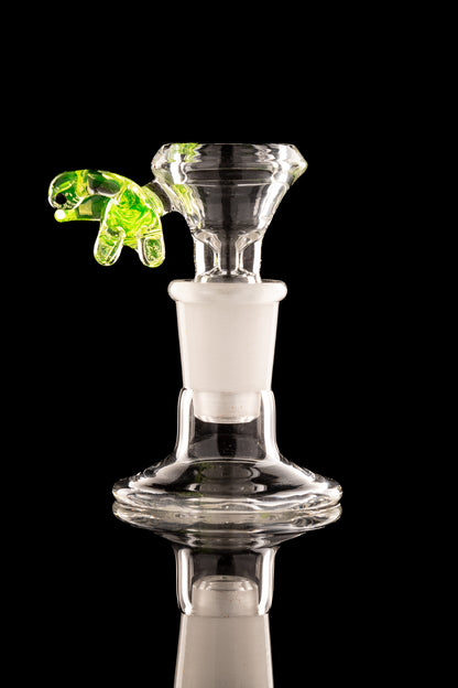 Discobox Glass x Kitty Meow Glass - 14mm UV Dino Handle Slide