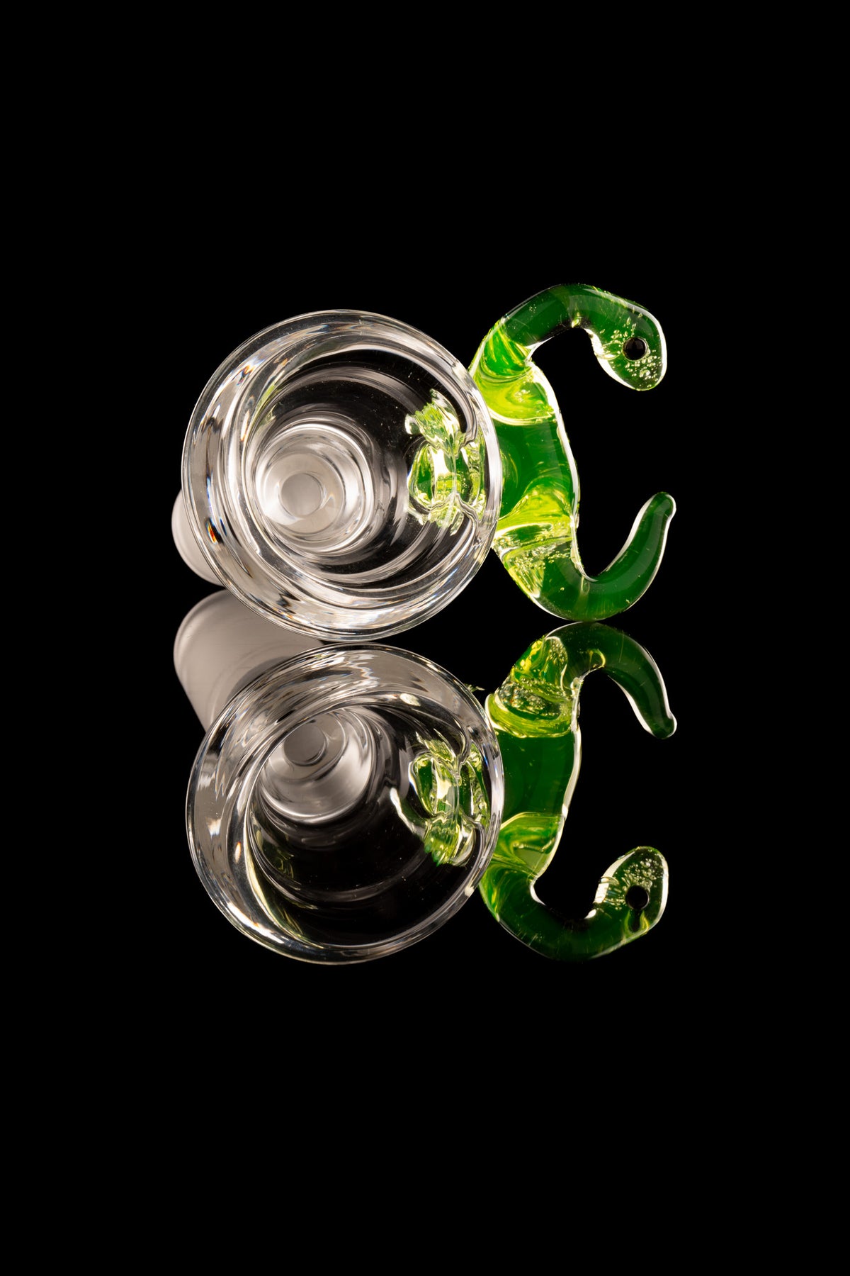 Discobox Glass x Kitty Meow Glass - 14mm UV Dino Handle Slide