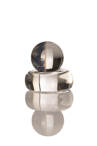 Kitty Meow Glass -  Marble/Slurper Top - 20mm
