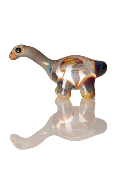 Kitty Meow Glass - Mushroom Dino Mini Sculpture