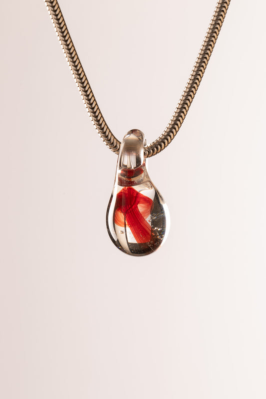 Kitty Meow Glass - Push Mushroom Pendants