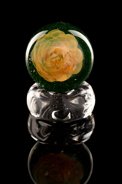 Kitty Meow Glass - Fumed Implosion Dichro Uv Marble