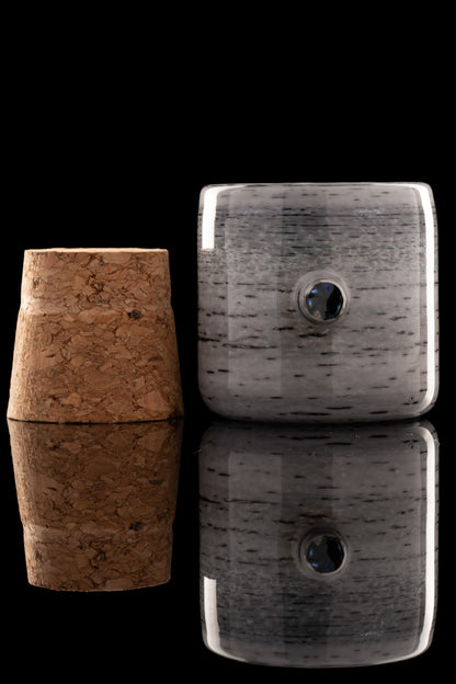 Engelmann Glass - Birch Jar W/ Cork Plug