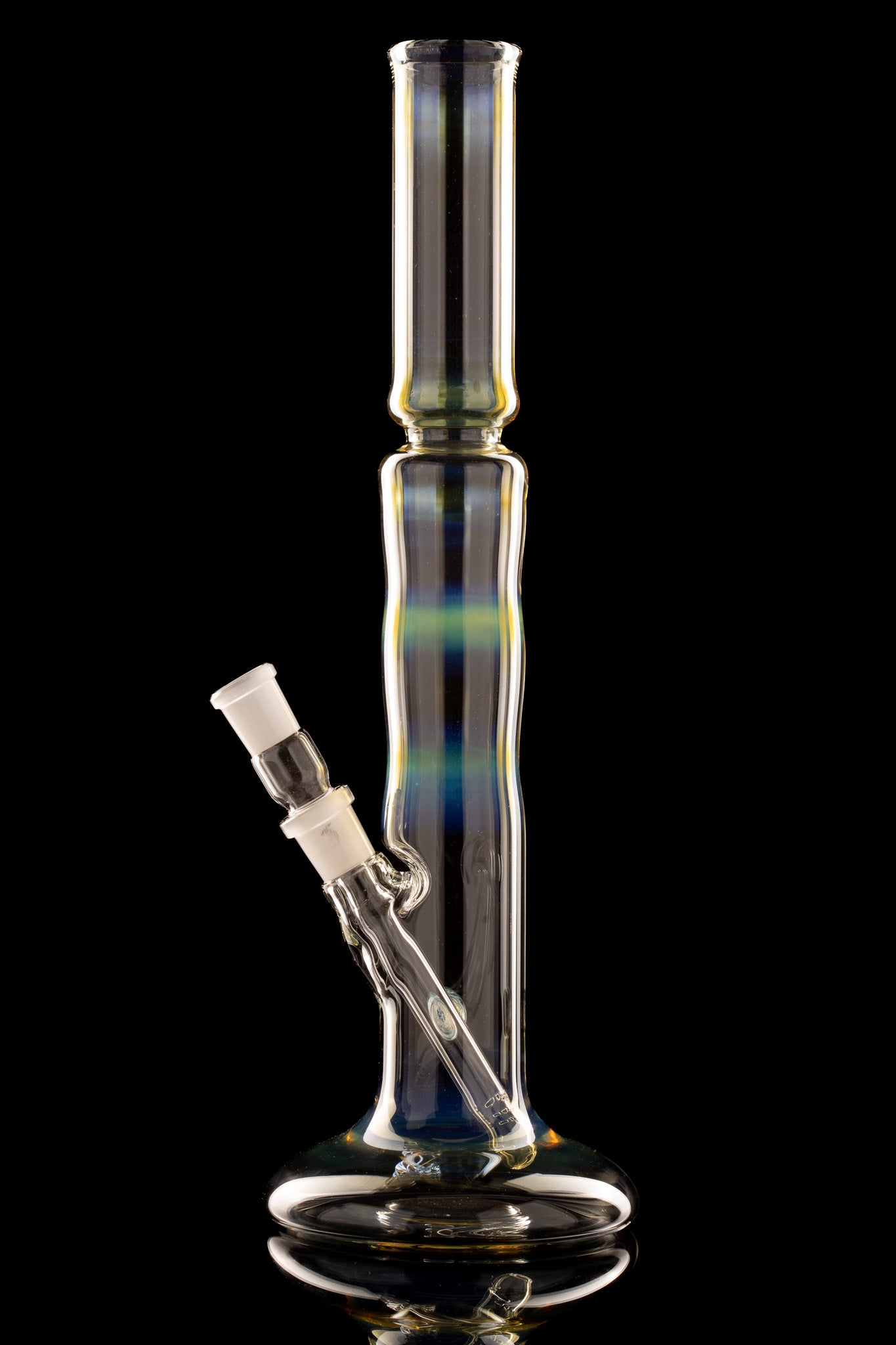 Mastah Glass - 18mm Fumed Hollow Foot Bong