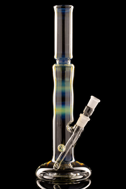 Mastah Glass - 18mm Fumed Hollow Foot Bong