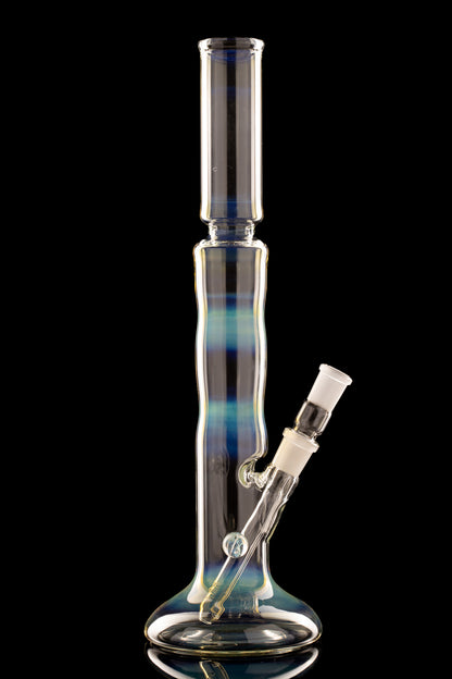 Mastah Glass - 18mm Fumed Hollow Foot Bong