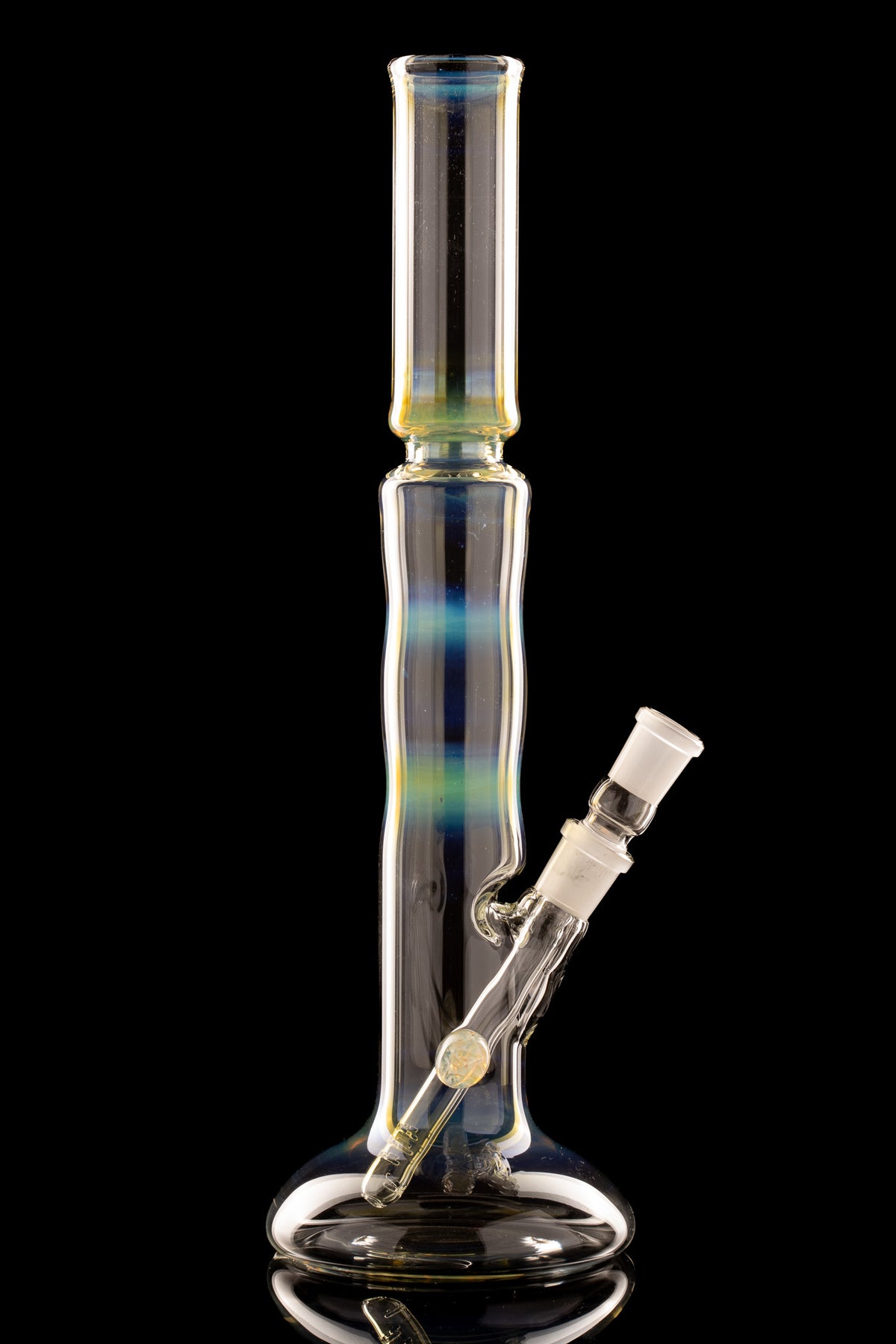 Mastah Glass - 18mm Fumed Hollow Foot Bong