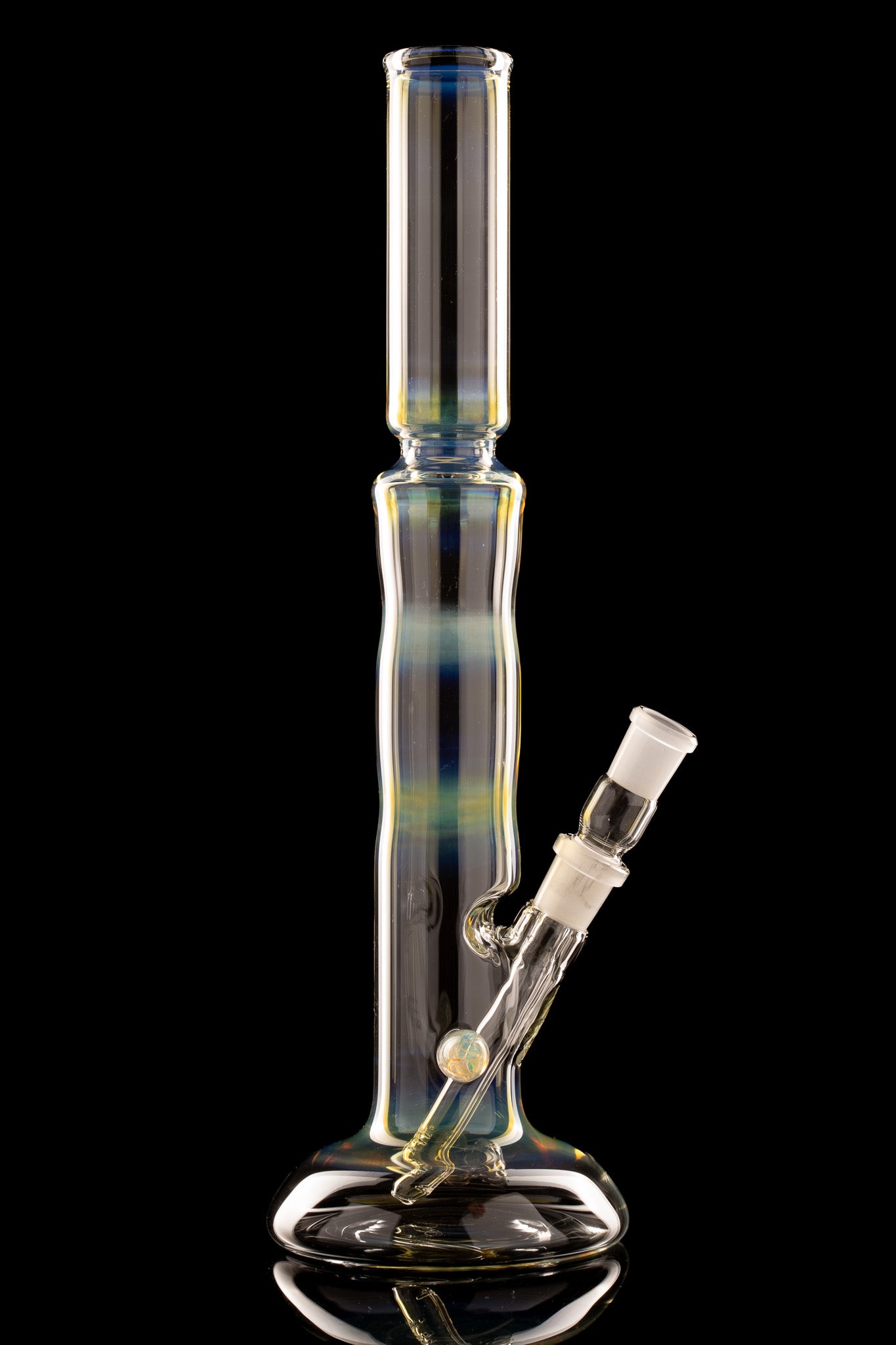 Mastah Glass - 18mm Fumed Hollow Foot Bong