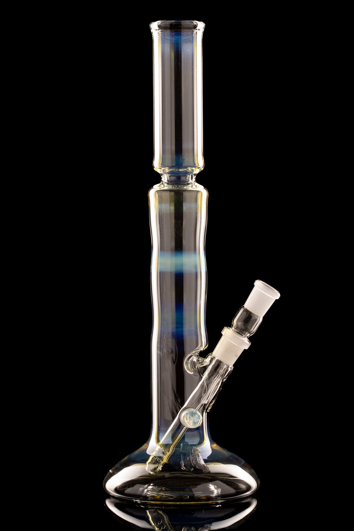 Mastah Glass - 18mm Fumed Hollow Foot Bong