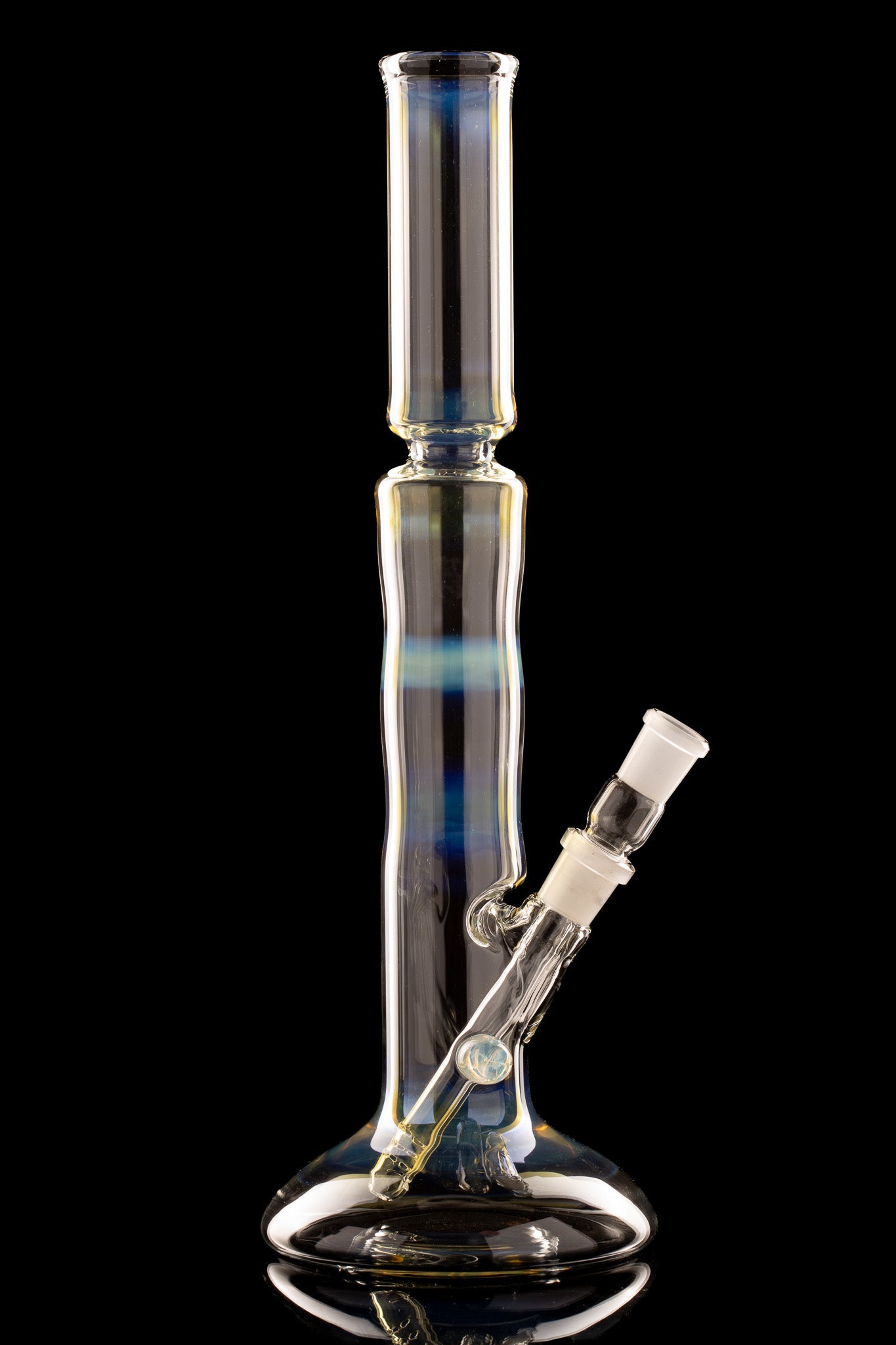 Mastah Glass - 18mm Fumed Hollow Foot Bong