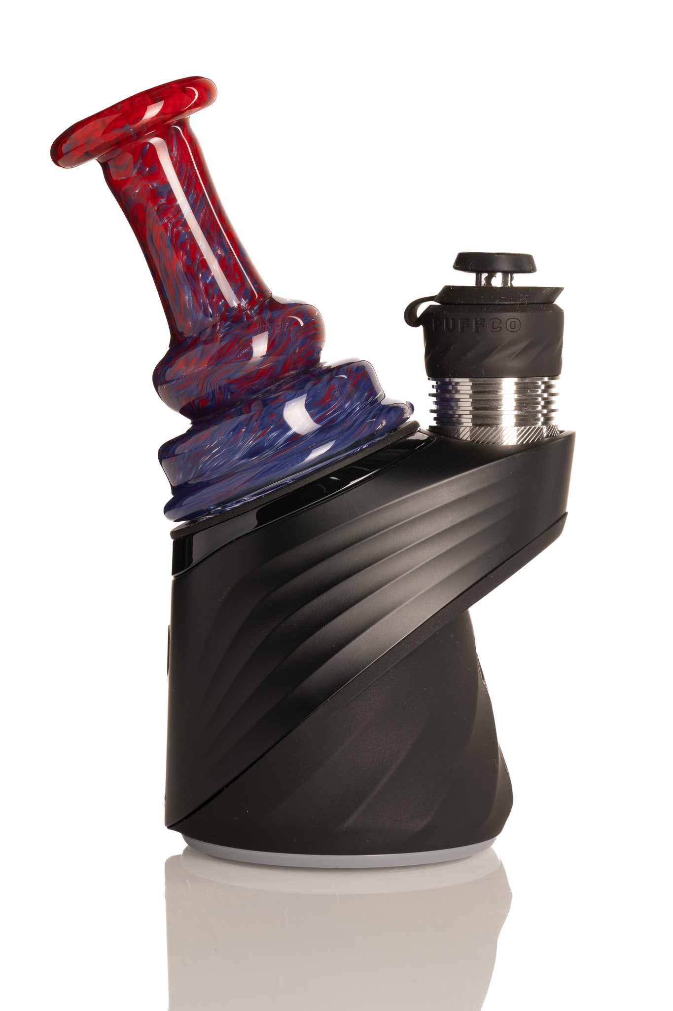 Mastah Glass - Puffco Peak Frit Dry Top - Cherry/Hyacinth