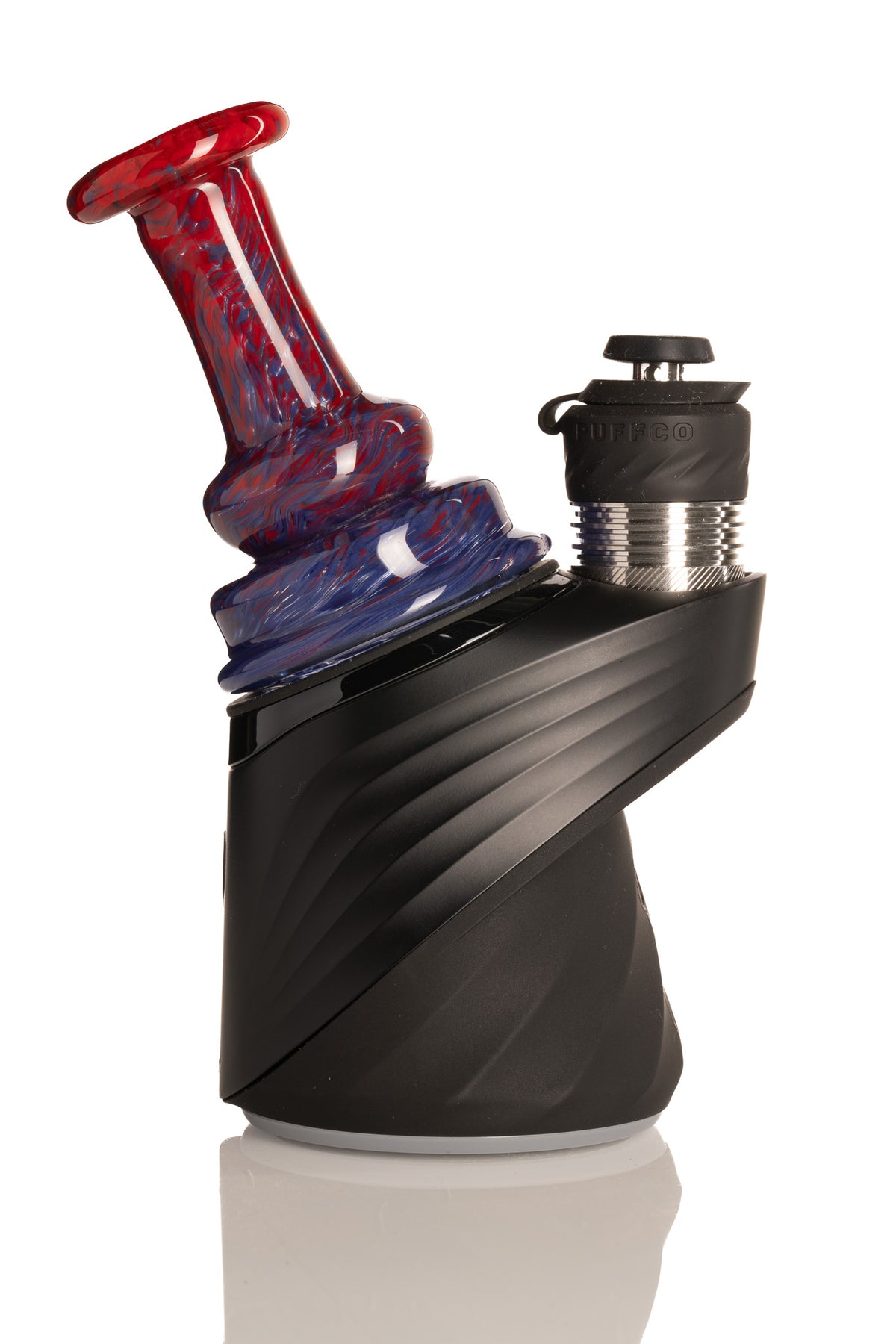 Mastah Glass - Puffco Peak Frit Dry Top - Cherry/Hyacinth