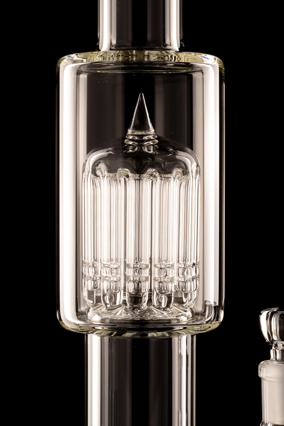Sovereignty - Clear - 9.5mm 6 Cut 3 Line to Gridded 12 Arm w/38mm Neck