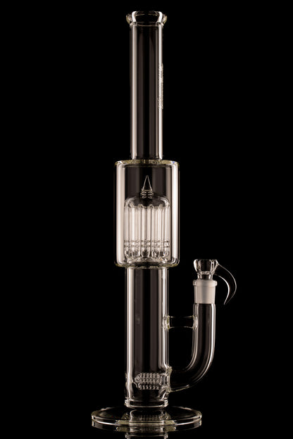 Sovereignty - Clear - 9.5mm 6 Cut 3 Line to Gridded 12 Arm w/38mm Neck