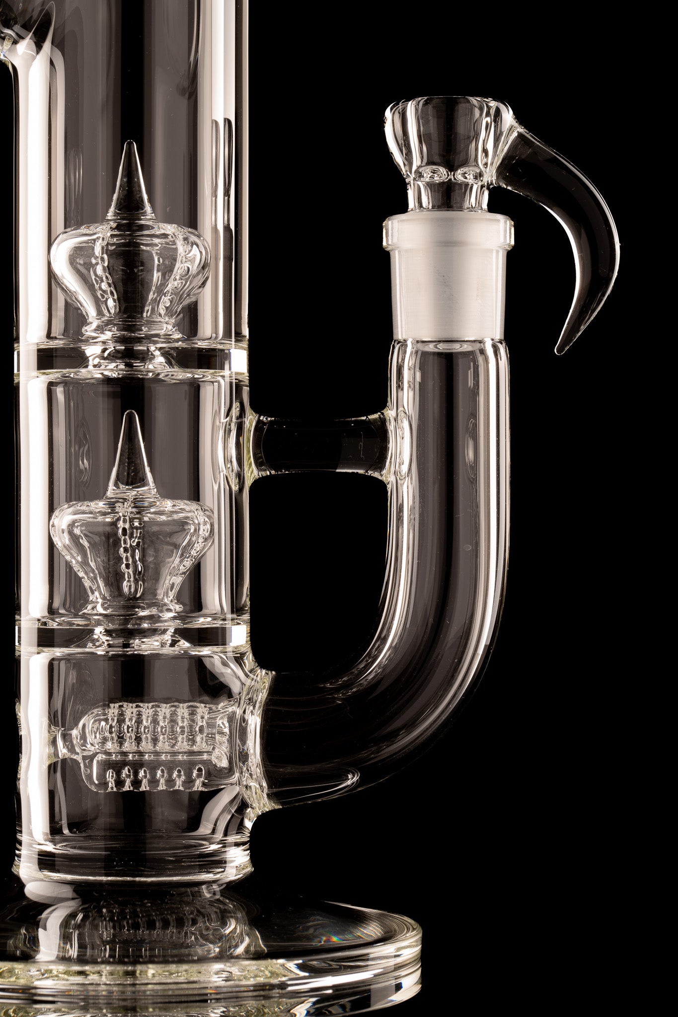 Sovereignty - Clear - Natty Triple Stack - 9.5mm 6 Cut 3 Line to Imperial to Imperial