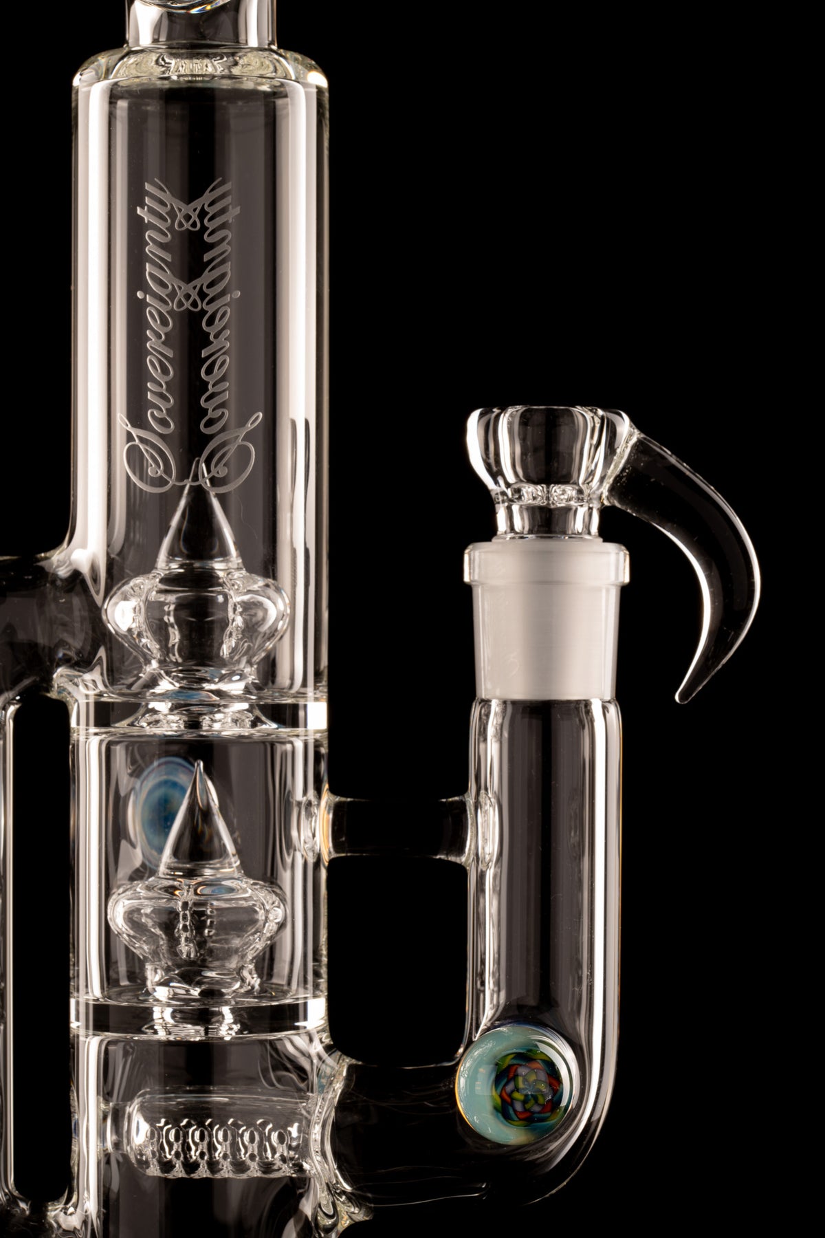 Sovereignty - Clear - Sidecar Treecycler - Downgrid 16mm 6 Cut Stemline to Imperial to Imperial & Millie x2