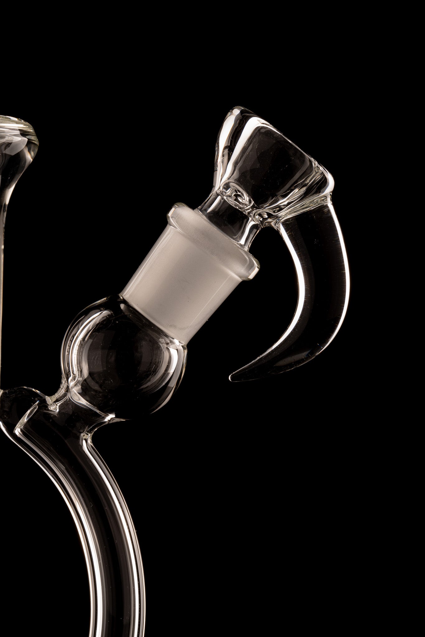 Sovereignty - Clear - Dual Drain Mini Hornet - Upgrid 8mm 6 Cut Stemline to Inverted 4 Splashguard