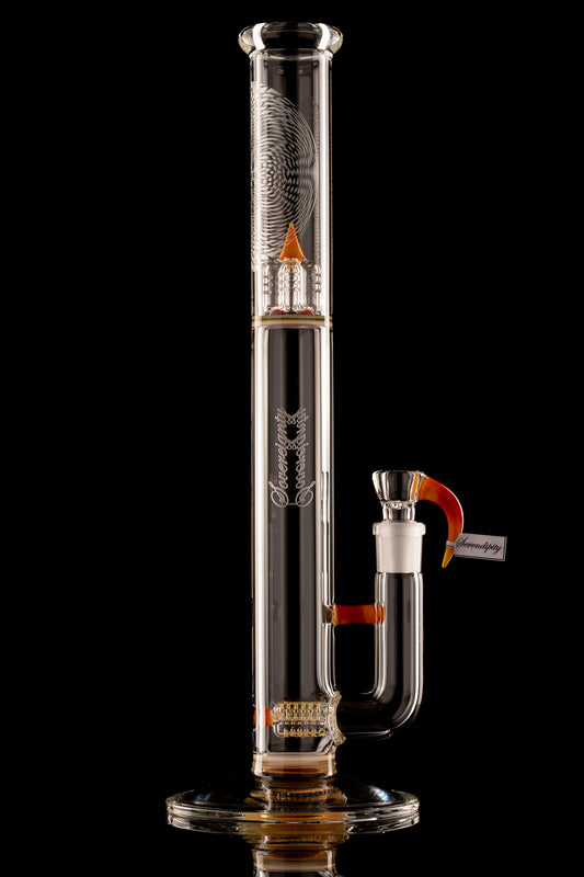 Sovereignty - PA - 44x4 - 9.5mm 6 Cut 3 Line w/Retti Blasted Neck & Coloured Seal - Serendipity