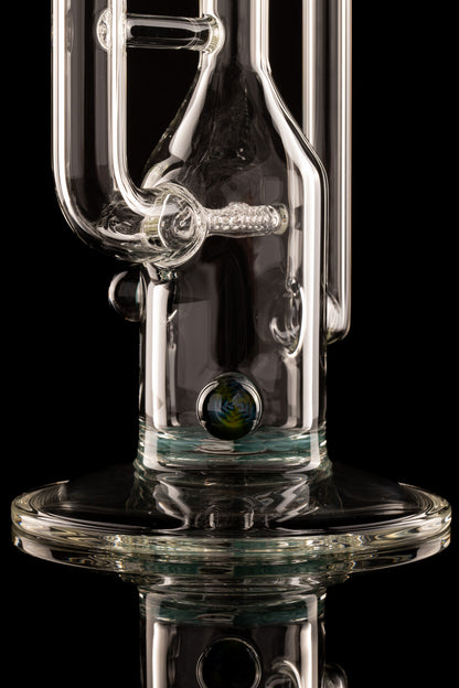 Sovereignty - Clear - Full Sized Hornet - Upgrid 9.5mm 6 Cut Gline to Inverted 4 Splash Guard w/32mm Neck, Zanfirico Booty/FA Slide & Millie X2